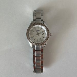 Vintage Fossil Women's Watch Silver
